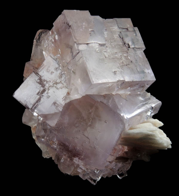 Fluorite with Barite from Caravia-Berbes District, Asturias, Spain