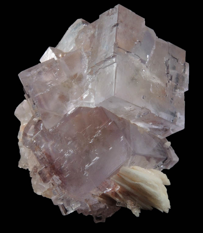 Fluorite with Barite from Caravia-Berbes District, Asturias, Spain