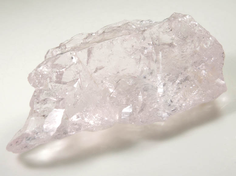 Beryl var. Morganite (etched crystal) from Minas Gerais, Brazil