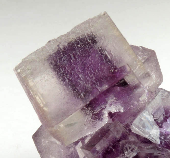 Fluorite with phantom-growth zoning from Auglaize Quarry, Junction, Paulding County, Ohio