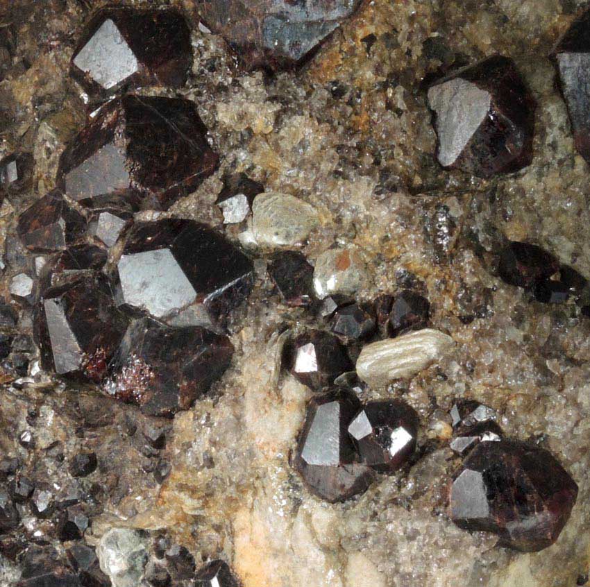 Almandine Garnet from Roebling Mine, Upper Merryall, Litchfield County, Connecticut