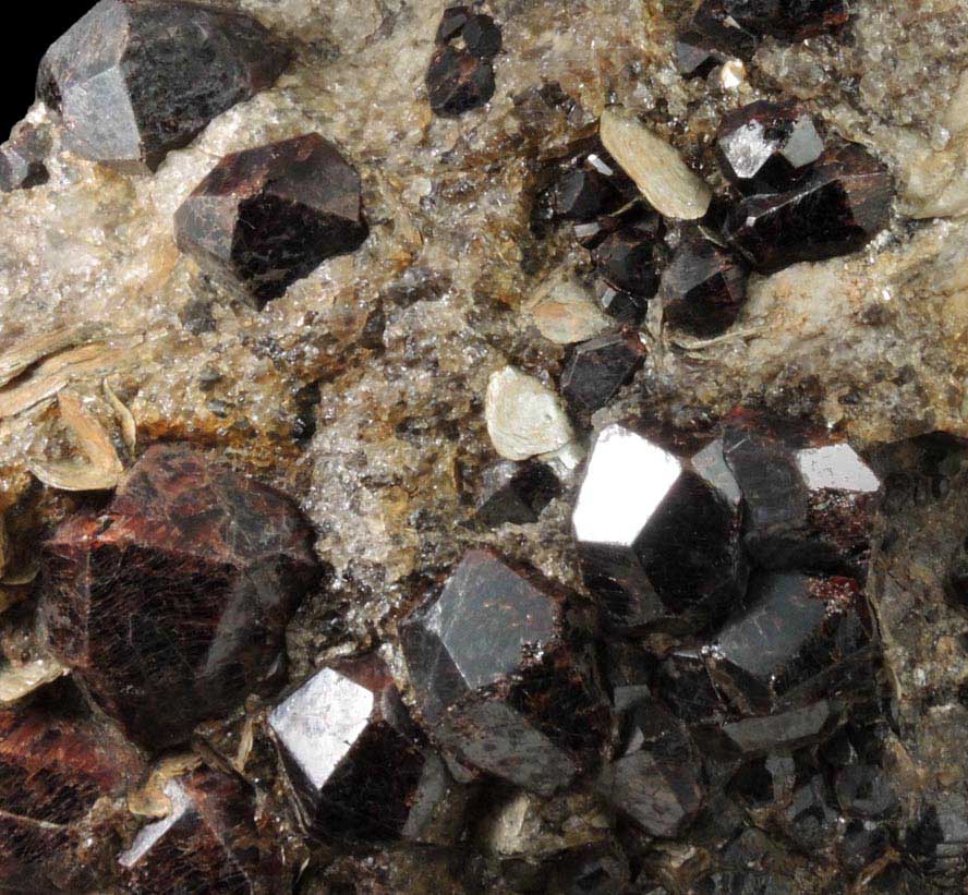 Almandine Garnet from Roebling Mine, Upper Merryall, Litchfield County, Connecticut