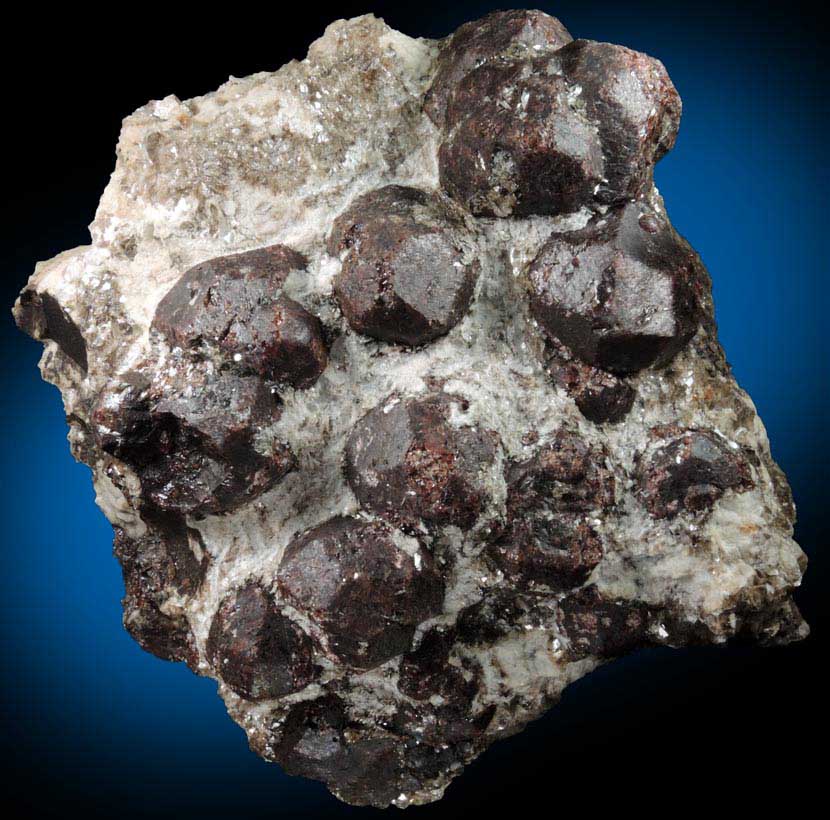 Almandine Garnet from Hedgehog Hill, Peru, Oxford County, Maine