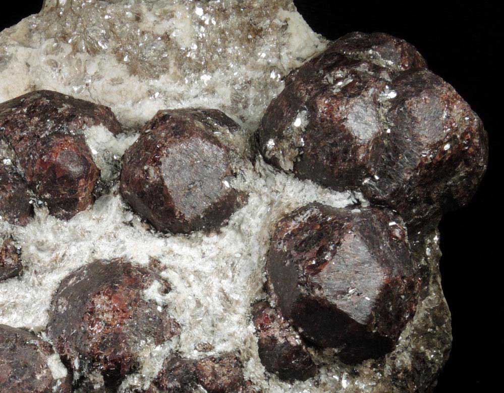 Almandine Garnet from Hedgehog Hill, Peru, Oxford County, Maine