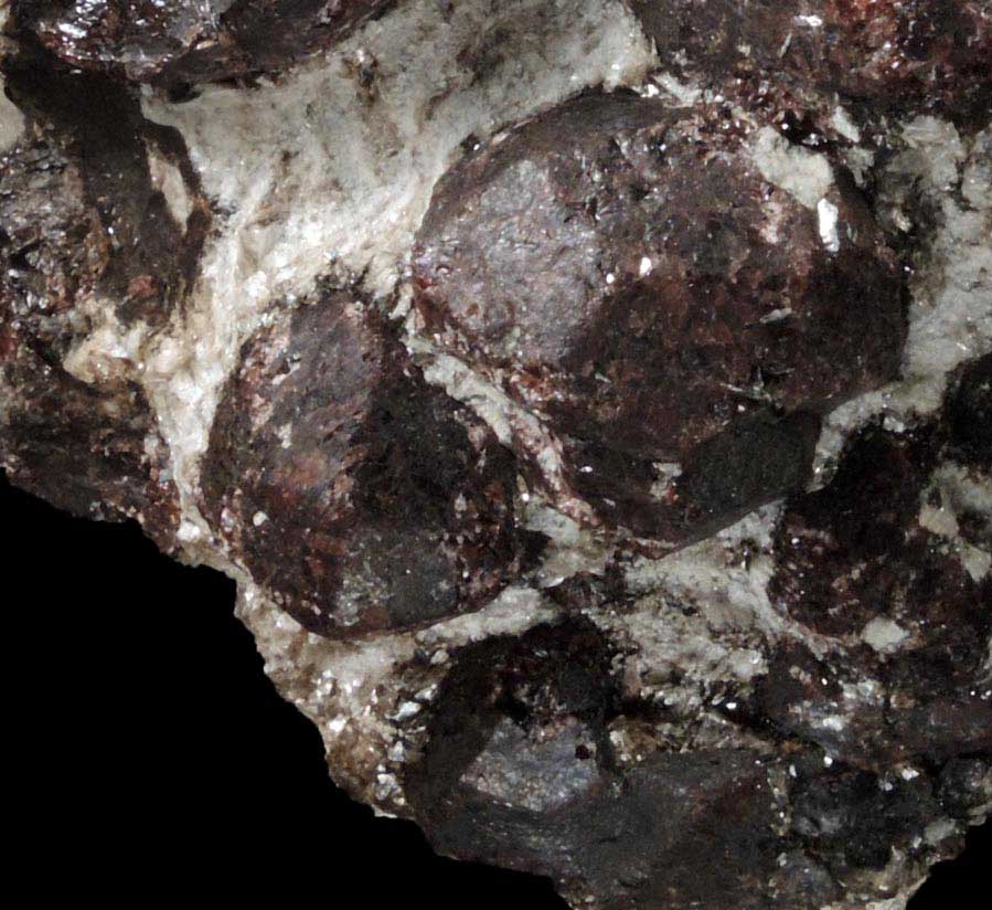 Almandine Garnet from Hedgehog Hill, Peru, Oxford County, Maine