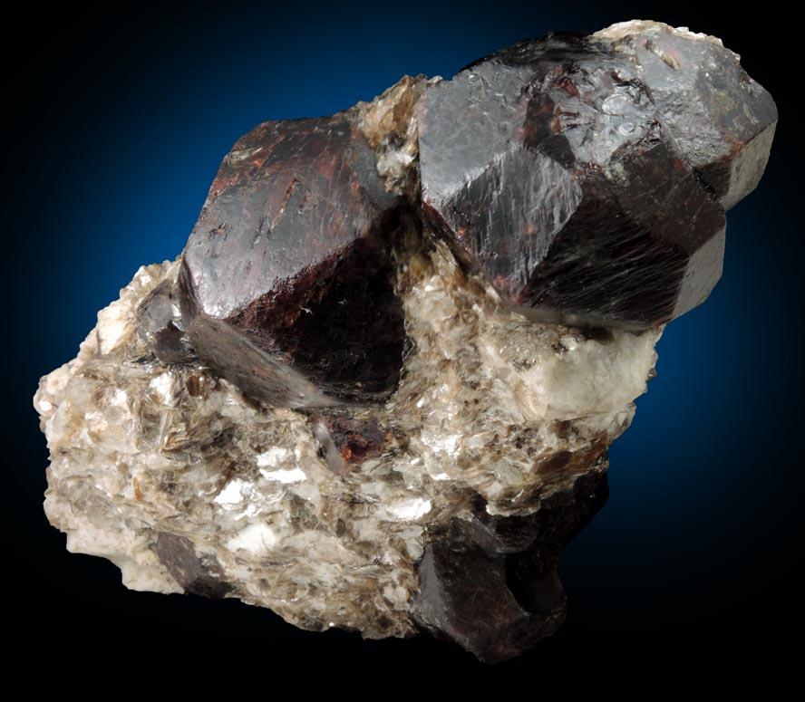 Almandine Garnet from Hedgehog Hill, Peru, Oxford County, Maine