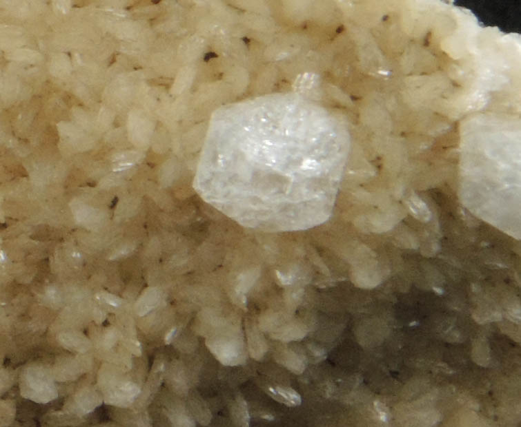 Apophyllite on Stilbite from Laurel Hill (Snake Hill) Quarry, Secaucus, Hudson County, New Jersey