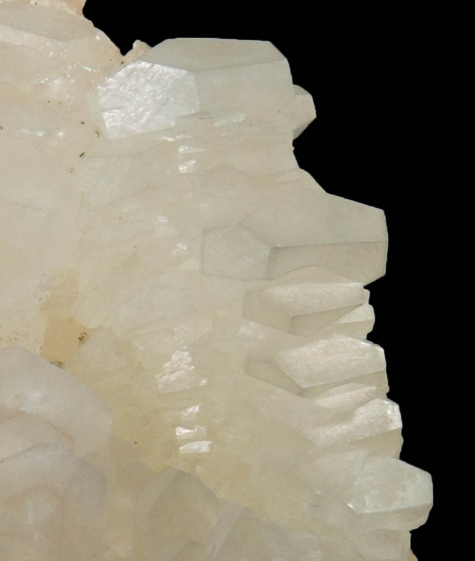 Calcite over Dolomite from P.J. Keating Company Essex Bituminous Quarry, Dracut, Middlesex County, Massachusetts
