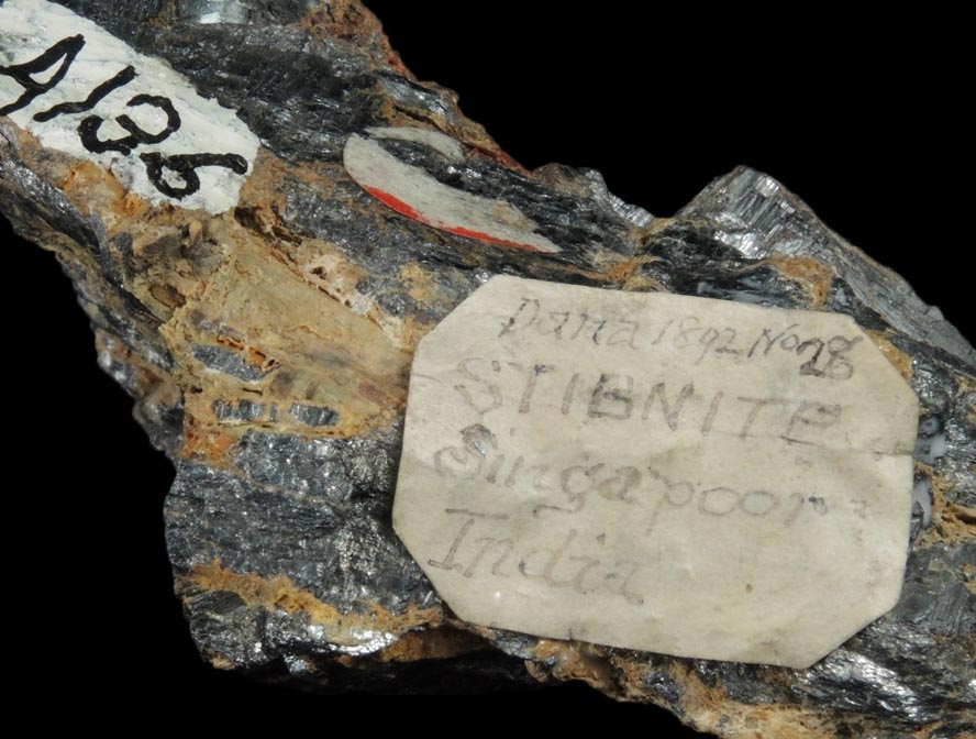 Stibnite from Singapore