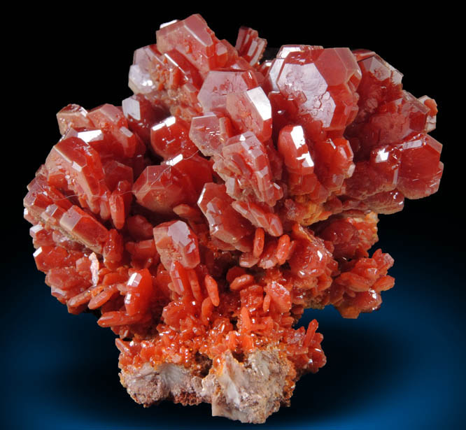 Vanadinite from Mibladen, Haute Moulouya Basin, Zeida-Aouli-Mibladen belt, Midelt Province, Morocco