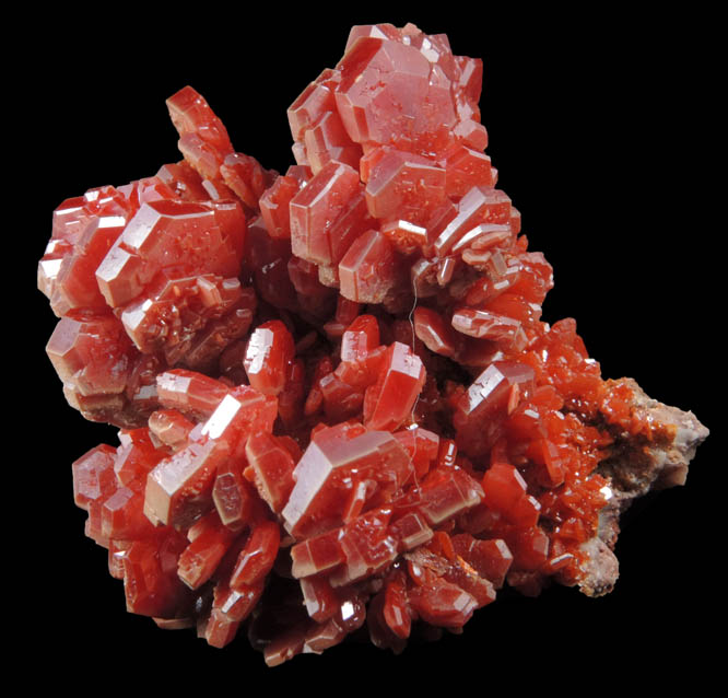 Vanadinite from Mibladen, Haute Moulouya Basin, Zeida-Aouli-Mibladen belt, Midelt Province, Morocco