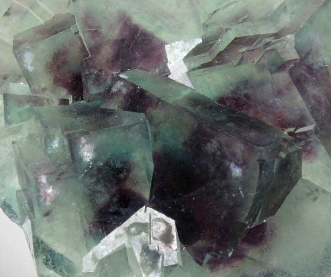 Fluorite with phantom-growth zoning from Okorusu Mine, 46.5 km north of Otjiwarongo, Otjozondjupa, Namibia