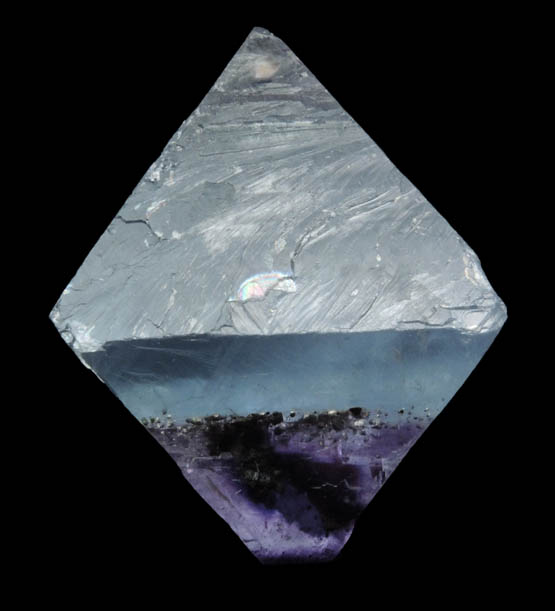 Fluorite (octahedral cleavage) with Pyrite inclusions from Hardin County, Illinois