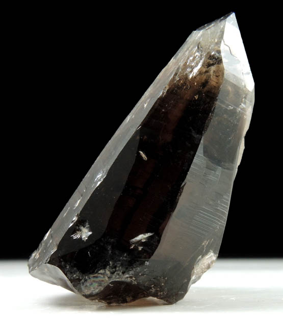 Quartz var. Smoky Quartz (Dauphin Law Twins) from Butte District, Silver Bow County, Montana