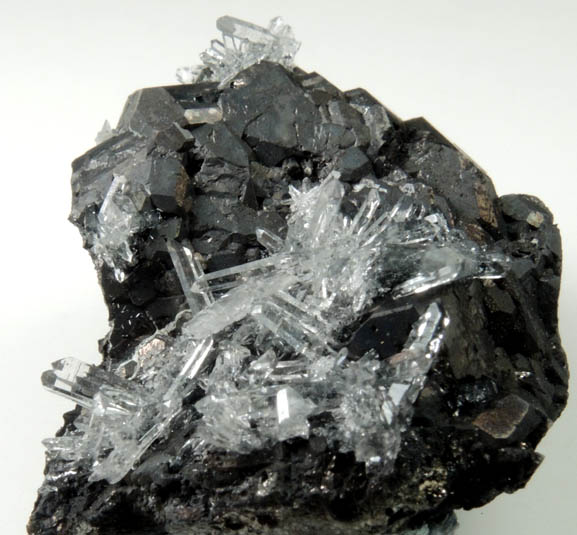 Quartz on Tetrahedrite from Black Pine Mine, Granite County, Montana