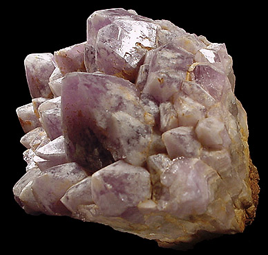 Quartz var. Amethyst from Canton Lead Mines, south flank of Rattlesnake Hill, Canton, Hartford County, Connecticut