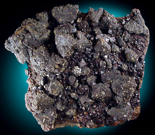 Chalcopyrite on Sphalerite from Tri-State Lead-Zinc Mining District, near Joplin, Jasper County, Missouri