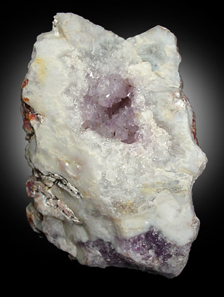 Quartz var. Amethyst from Amethyst Cove, Kings County, Nova Scotia, Canada