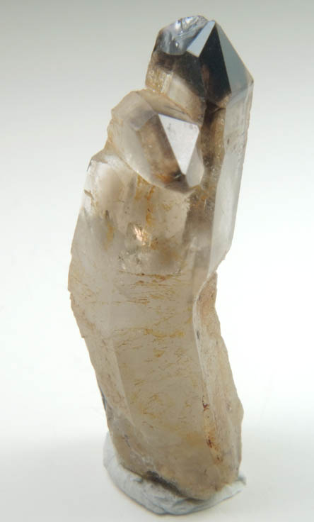 Quartz var. Smoky Quartz (bent crystal) from Hurricane Mountain, Carroll County, New Hampshire