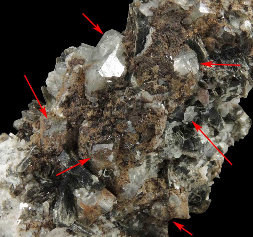 Phenakite and Muscovite from Mount Antero, Chaffee County, Colorado