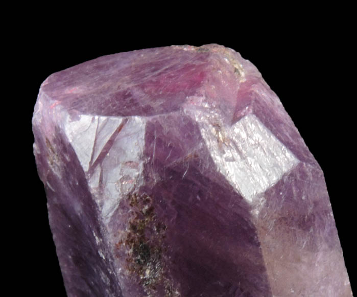 Corundum var. Purple Sapphire from Mogok District, 115 km NNE of Mandalay, Mandalay Division, Myanmar (Burma)