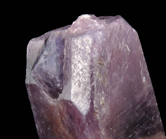 Corundum var. Purple Sapphire from Mogok District, 115 km NNE of Mandalay, Mandalay Division, Myanmar (Burma)