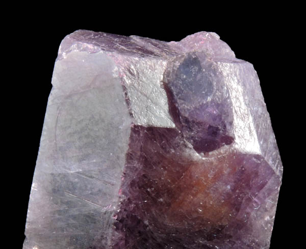 Corundum var. Purple Sapphire from Mogok District, 115 km NNE of Mandalay, Mandalay Division, Myanmar (Burma)