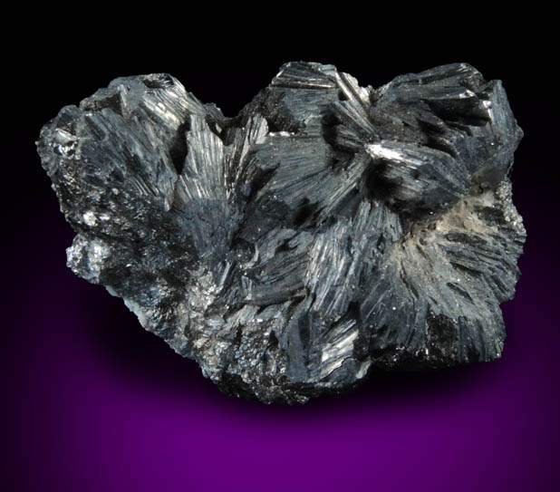 Semseyite from Herja Mine (Kisbanya), Baia Mare, Maramures, Romania