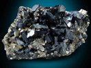 Enargite on Pyrite from Leonard Mine, Butte Mining District, Summit Valley, Silver Bow County, Montana