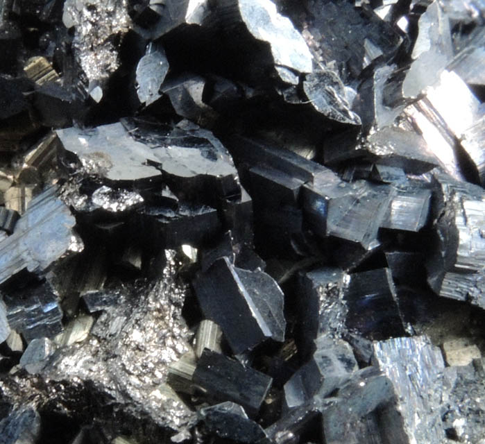 Enargite on Pyrite from Leonard Mine, Butte Mining District, Summit Valley, Silver Bow County, Montana