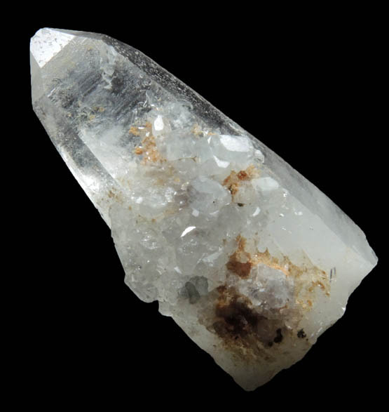 Topaz on Quartz from Butte Mining District, Summit Valley, Silver Bow County, Montana