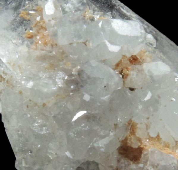Topaz on Quartz from Butte Mining District, Summit Valley, Silver Bow County, Montana