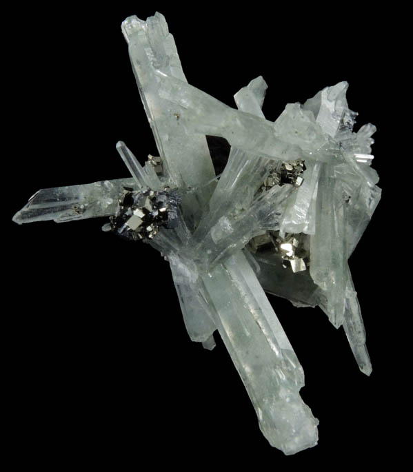 Quartz with Pyrite from Gyudyurska Mine, Zlatograd, Smolyan Oblast, Bulgaria