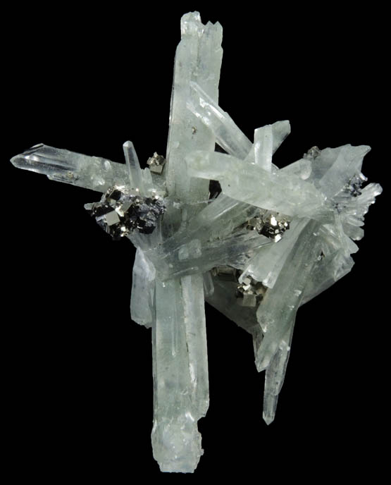 Quartz with Pyrite from Gyudyurska Mine, Zlatograd, Smolyan Oblast, Bulgaria