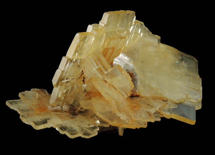 Barite on Siderite-Dolomite from Cerro Warihuyn, Huanuco Department, Peru