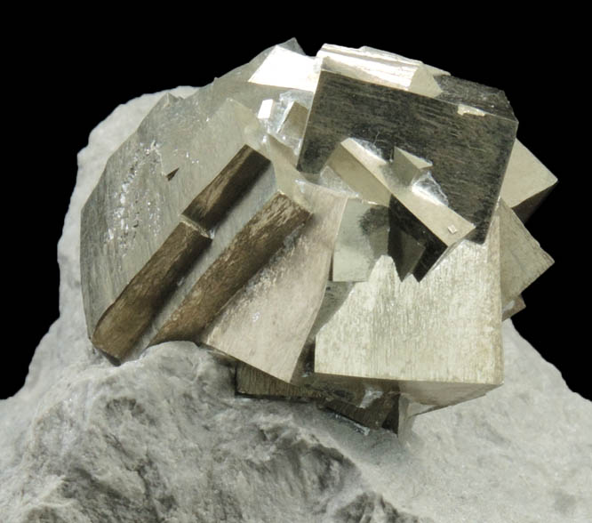 Pyrite from Ambas Aguas, Muro de Aguas, La Rioja, Spain