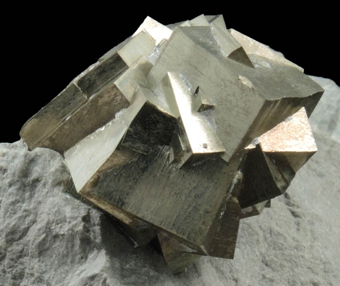 Pyrite from Ambas Aguas, Muro de Aguas, La Rioja, Spain