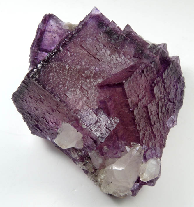 Fluorite with Calcite from Elmwood Mine, Carthage, Smith County, Tennessee
