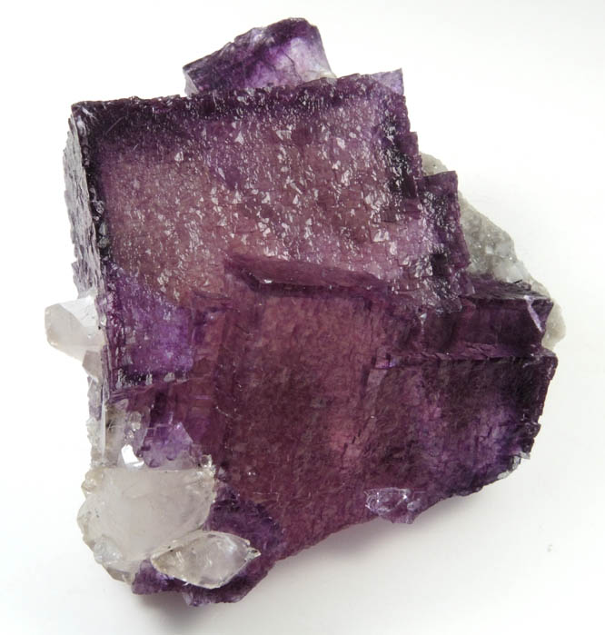 Fluorite with Calcite from Elmwood Mine, Carthage, Smith County, Tennessee