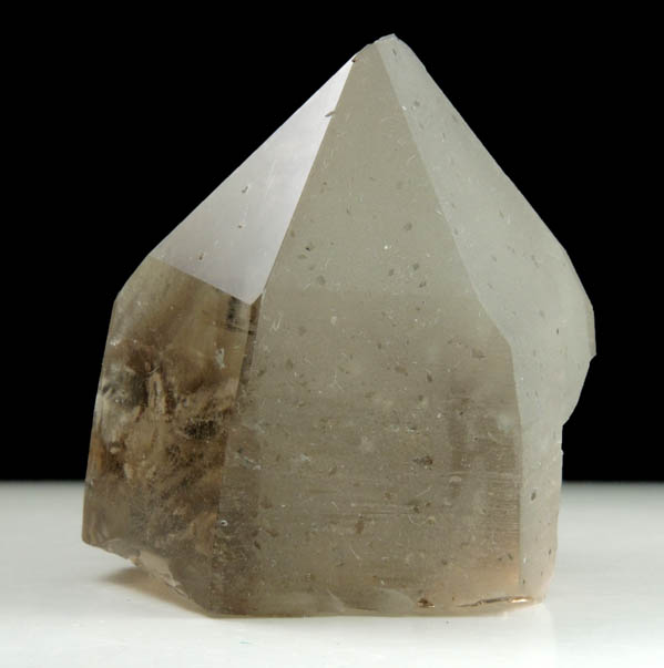 Quartz var. Smoky Quartz with selectively etched faces from North Moat Mountain, Bartlett, Carroll County, New Hampshire