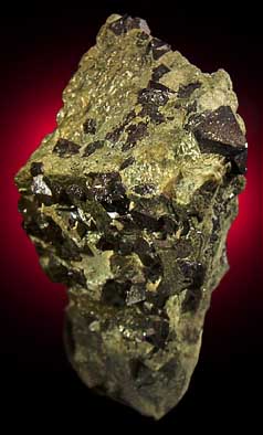Magnetite in Talc from Carleton Talc Quarry, near Chester, Vermont