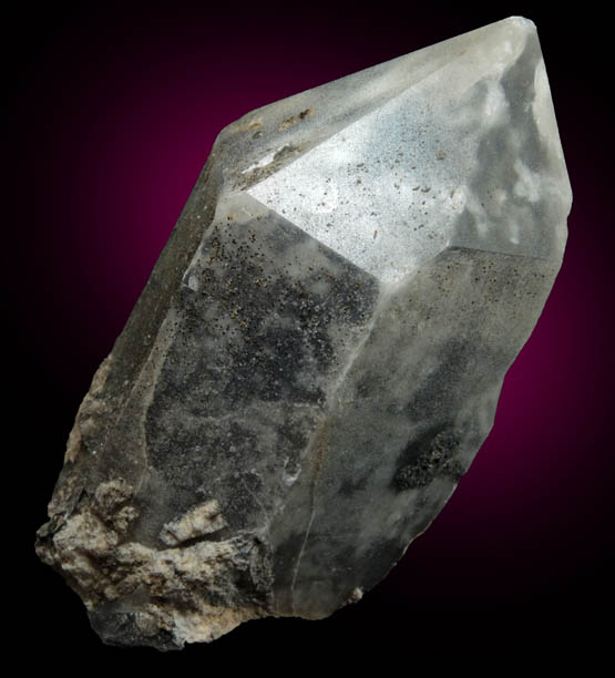 Quartz var. Smoky Quartz from Hobbs Brook, east slope of Blue Mountain, Albany, Carroll County, New Hampshire