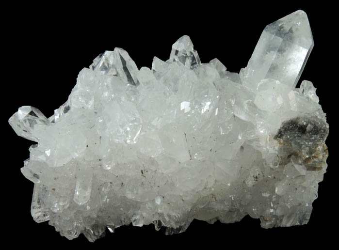 Quartz from railroad cut on eastern shore of Hudson River, between Schodack Landing and Poolsburg, Columbia County, New York