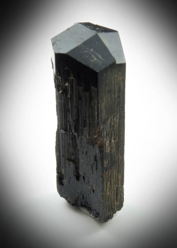 Arfvedsonite (rare terminated twinned crystals) from Hurricane Mountain, Carroll County, New Hampshire