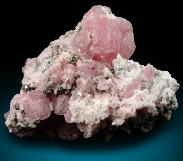Rhodochrosite with minor Pyrite from Silverton District, San Juan County, Colorado