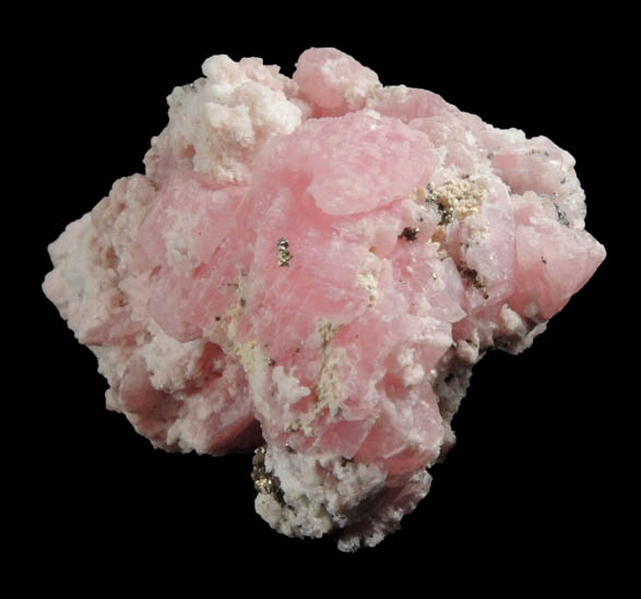 Rhodochrosite with minor Pyrite from Silverton District, San Juan County, Colorado