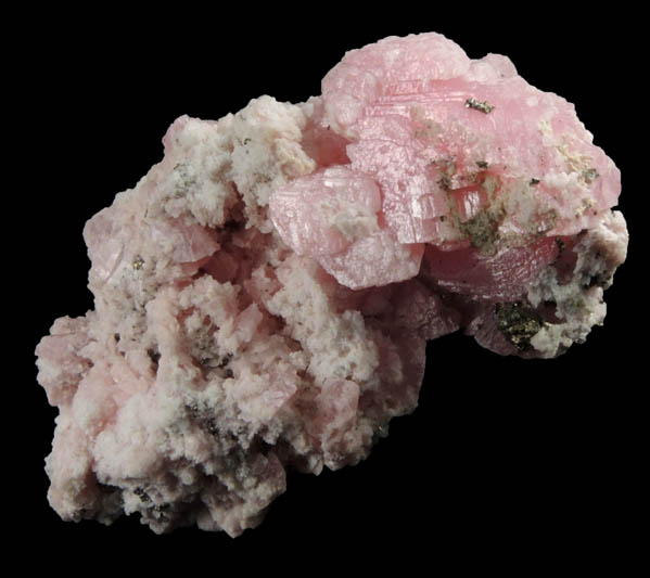 Rhodochrosite with minor Pyrite from Silverton District, San Juan County, Colorado