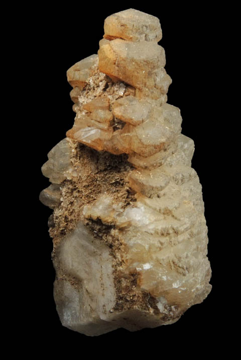 Calcite over Dolomite on Calcite from Skitchewaug Trail Quarry, Springfield, Windsor County, Vermont