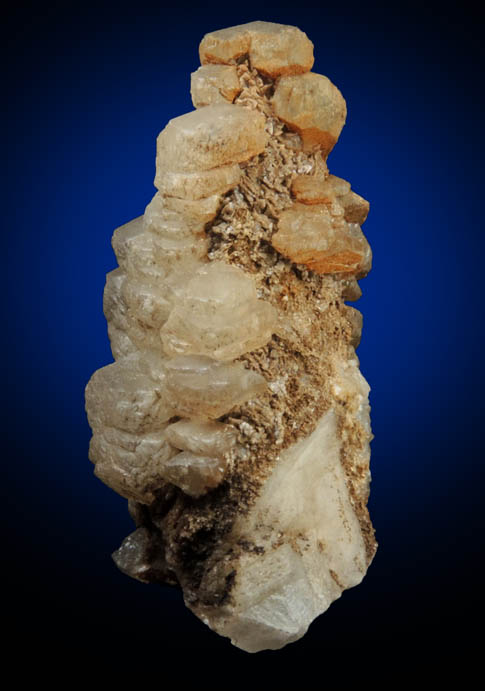 Calcite over Dolomite on Calcite from Skitchewaug Trail Quarry, Springfield, Windsor County, Vermont