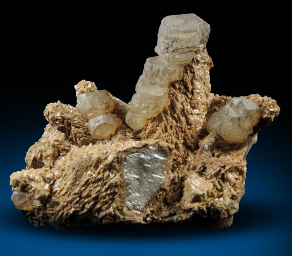 Calcite over Dolomite on Calcite from Skitchewaug Trail Quarry, Springfield, Windsor County, Vermont